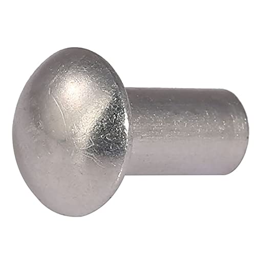 Fallfeste Nieten, Rundkopf-Vollnieten, Durchmesser Pilztyp, glatter Körper, Zylinder-Schlagbefestigungen (M3 x 20 mm)(M3 x 14mm) von HTGAOO