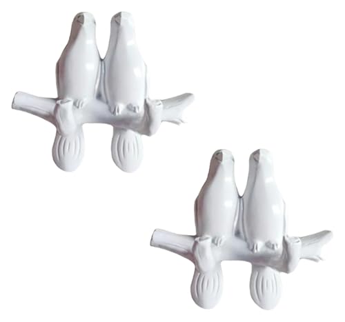 HTGAOO 2 Packungen selbstklebende Vogelhaken, kein Bohren erforderlich, Tierhaken aus Kunstharz, Wanddekoration ist geeignet for Schlafzimmer und Küche HTGAOO 2 Packungen selbstklebende Vogelhaken, kein Bohren erforderlich, Tierhaken aus Kunstharz, Wanddekoration ist geeignet for Schlafzimmer und Küche von HTGAOO