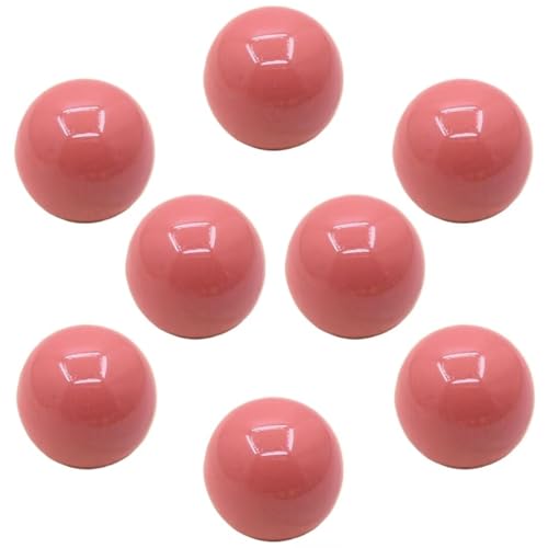 Keramikknöpfe, 8 Stück, Schranktürknaufgriffe for Möbel, Schrankschubladen, Türen (rot, Durchmesser 33 mm)(Dark Pink,Diameter 33mm) von HTGAOO