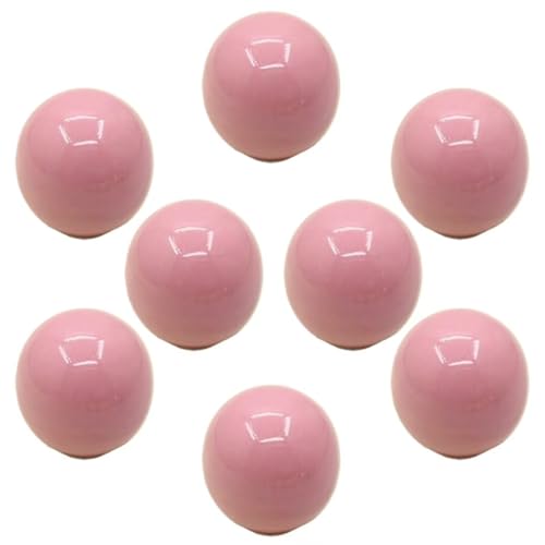 Keramikknöpfe, 8 Stück, Schranktürknaufgriffe for Möbel, Schrankschubladen, Türen (rot, Durchmesser 33 mm)(Light Pink,Diameter 27mm) von HTGAOO