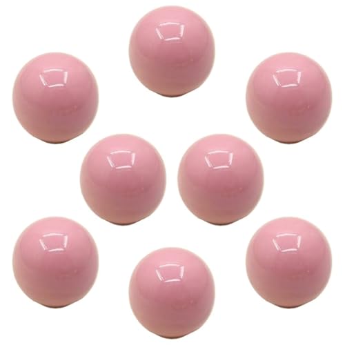 Keramikknöpfe, 8 Stück, Schranktürknaufgriffe for Möbel, Schrankschubladen, Türen (rot, Durchmesser 33 mm)(Light Pink,Diameter 33mm) von HTGAOO