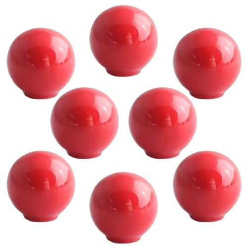 Keramikknöpfe, 8 Stück, Schranktürknaufgriffe for Möbel, Schrankschubladen, Türen (rot, Durchmesser 33 mm)(Red,Diameter 33mm) von HTGAOO
