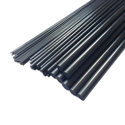 Massiver, mattierter Stab, Durchmesser 1,8 mm, Kohlefaserstab, Kohlefaser-Rundstab for Werkzeugflügelrohr-Quadcopter-Arm, 10 Stück von HTGAOO