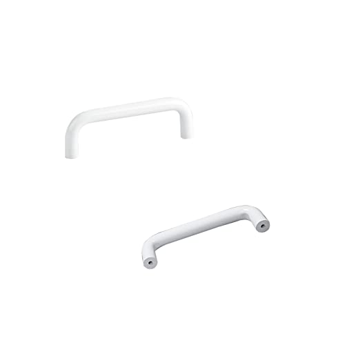 Türgriffe for Küchenschränke aus Aluminium, Küchenschrankgriffe weiß, 2er-Pack Schrankgriffe, massive Aluminiumlegierung, bogenförmige Schrankgriffe, Küchenschrankgriff Türgriffe for Küchenschränke aus Aluminium, Küchenschrankgriffe weiß, 2er-Pack Schrankgriffe, massive Aluminiumlegierung, bogenförmige Schrankgriffe, Küchenschrankgriff von HTGAOO