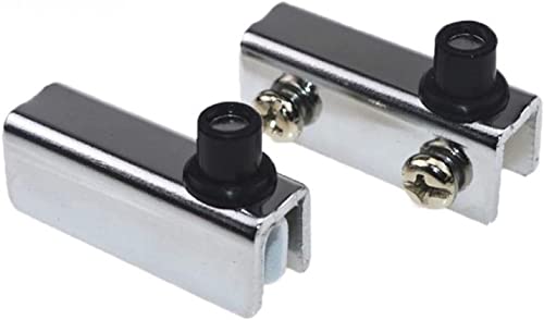 Türscharnier, 2PCs Glastürscharnier Schranktürscharnier Schrank Silber von HTGAOO