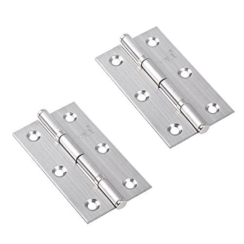 Türscharniere, Kleiderschranktürscharniere, 2 Paar Stoßscharniere for Innentüren, 3-Zoll-Kugellager-Türscharnier(2.5 inch) von HTGAOO