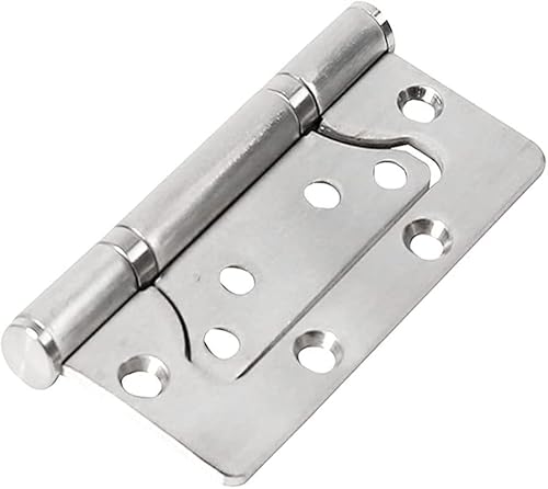 Türscharniere, Kleiderschranktürscharniere, 2 Stück Kugellager-Türscharniere, Stoßscharniere for Innentüren 5 Zoll (125 mm), Schwarz(Onecolor) von HTGAOO