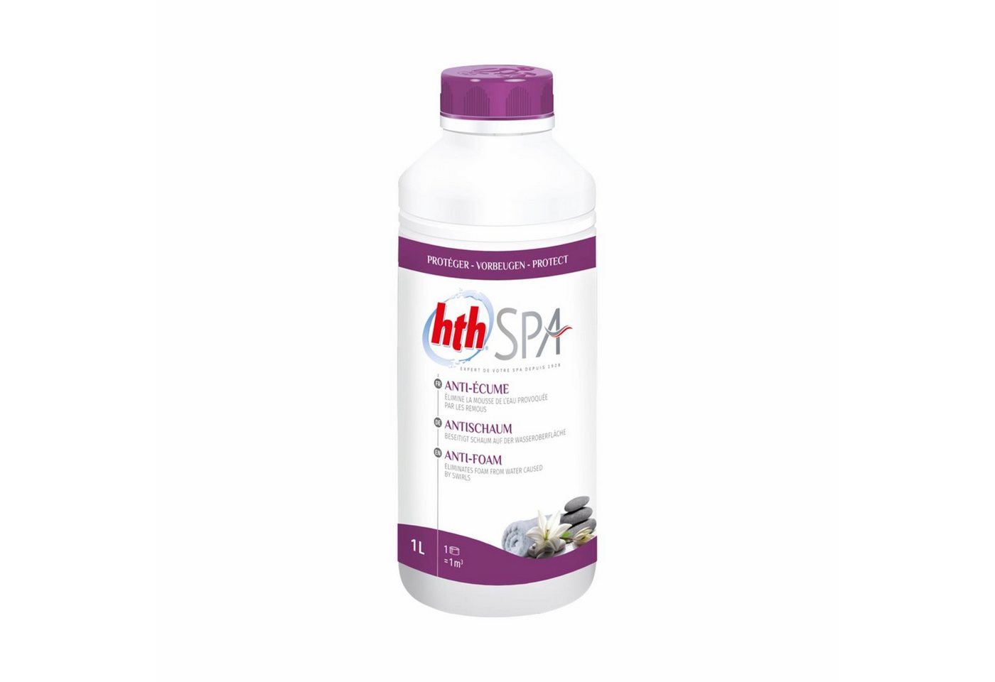 HTH Poolpflege hth Spa Anti-Schaum 1 L (1000 ml) Antischaum Schaumentferner für von HTH