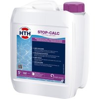 HTH - stop calc 5 Liter gegen Kalk Ablagerungen Schutz Pool Schwimmbad Trübung von HTH