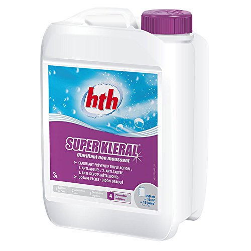 hth SUPER KLERAL (Wasserklärer mit 3-fach Wirkung) 5L von HTH