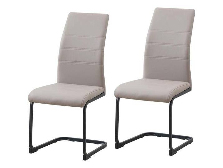 HTI-Line, Stühle, Schwingstuhl 2er Set PU cappuccino HTI-Line, Stühle, Schwingstuhl 2er Set PU cappuccino von HTI-Line