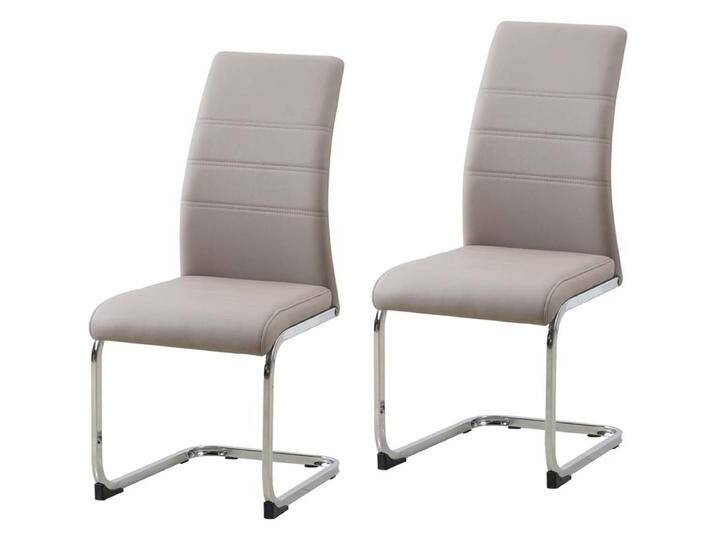 HTI-Line, Stühle, Schwingstuhl 2er Set PU cappuccino HTI-Line, Stühle, Schwingstuhl 2er Set PU cappuccino von HTI-Line