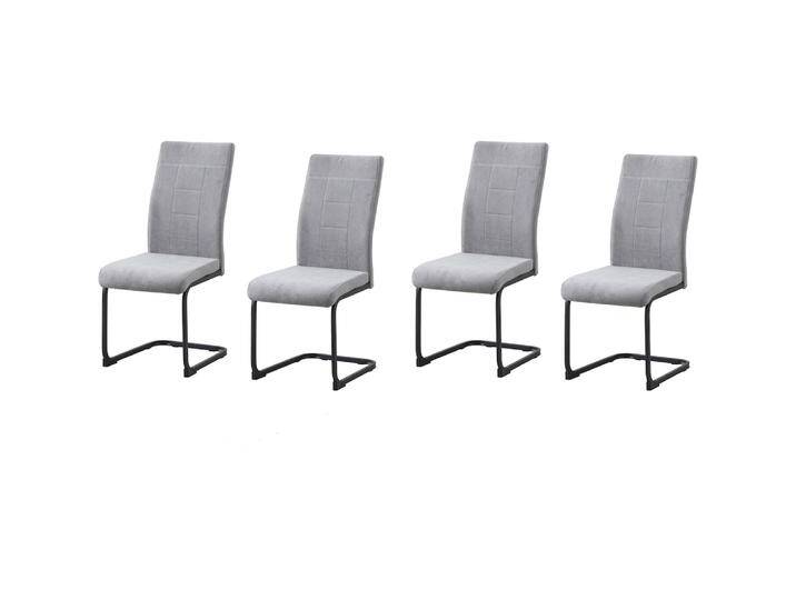 HTI-Line, Stühle, Schwingstuhl 4er-Set Grau von HTI-Line