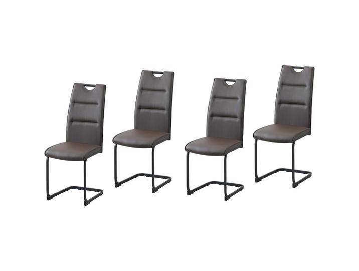 HTI-Line, Stühle, Schwingstuhl 4er Set PU braun HTI-Line, Stühle, Schwingstuhl 4er Set PU braun von HTI-Line