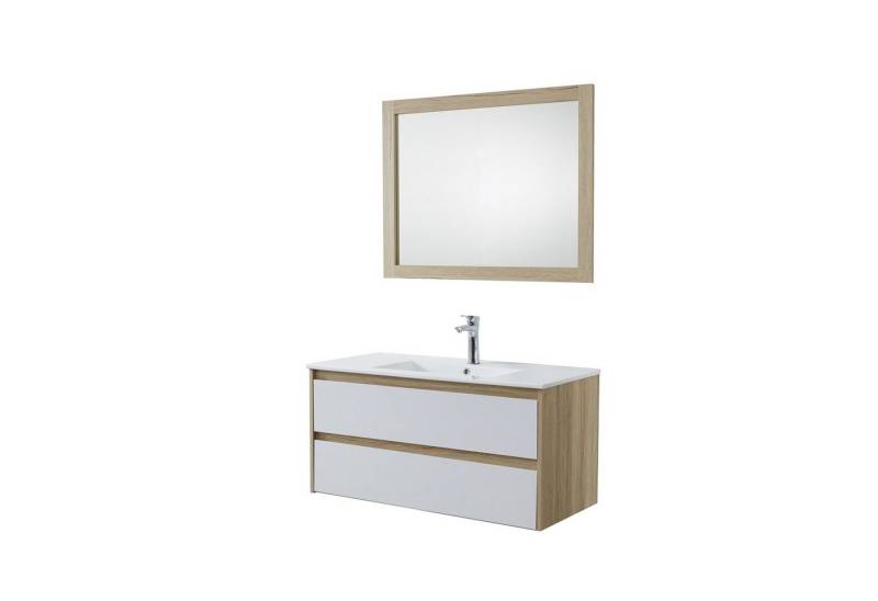 HTI-Line Badmöbel-Set Badmöbel Set 3-teilig Wiek 100, (3-St., 1 Badmöbel Set) von HTI-Line