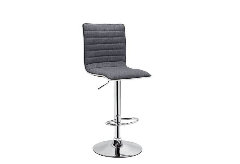 HTI-Line Barhocker Barhocker Jax (Stück, 1 St., 1x Barhocker), höhenverstellbar mit Lehne und Fußstütze von HTI-Line