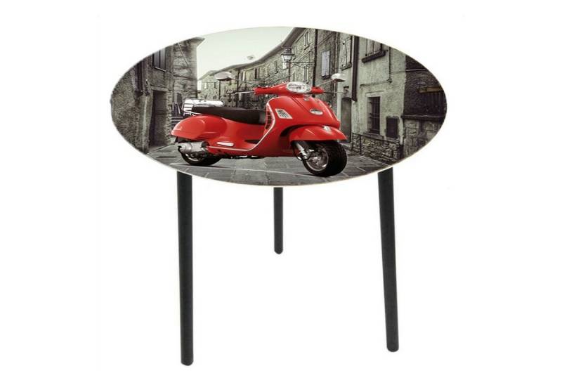 HTI-Line Beistelltisch Beistelltisch Vespa (Stück, 1-St., 1 Beistelltisch), Ablagetisch rund Couchtisch Nachttisch von HTI-Line