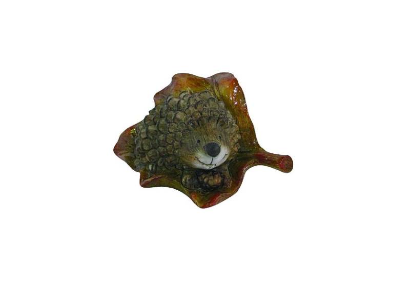 HTI-Line Dekofigur Gartendeko Igel 1 (Stück, 1 St., 1 Dekoobjetk), Kunststein Gartendeko Stein Optik von HTI-Line