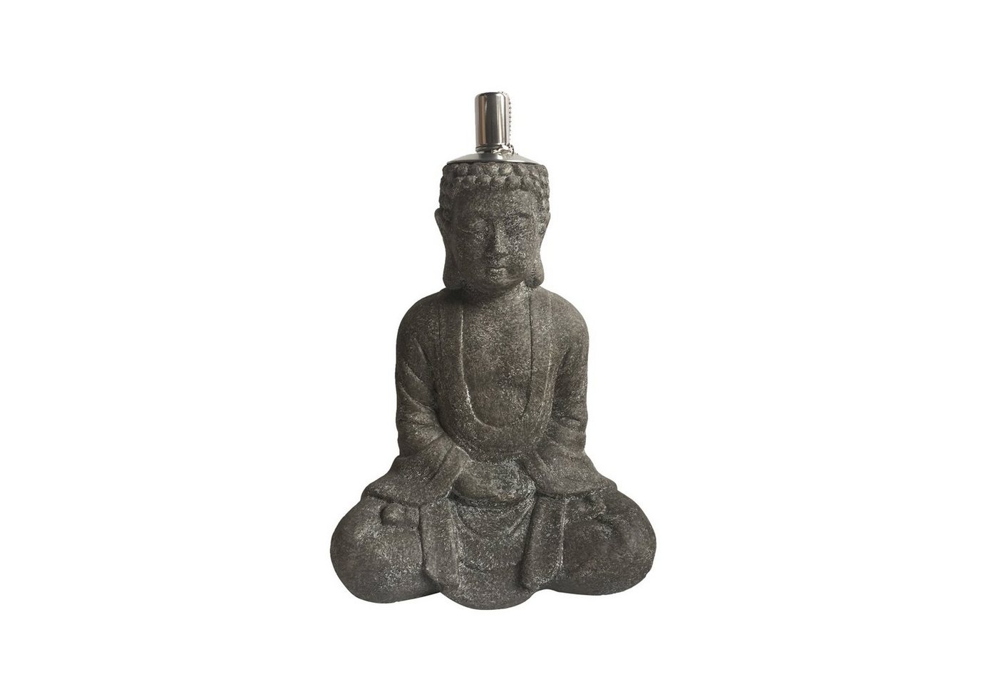 HTI-Line Dekofigur Öllampe Buddha 1 (Stück, 1 St., 1x Öllampe Buddha, ohne Dekoration), Dekoleuchte Gartenleuchte von HTI-Line