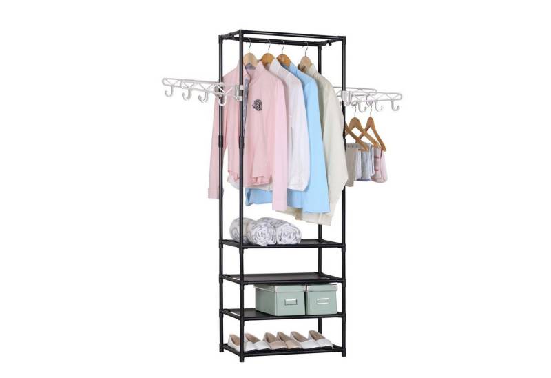 HTI-Line Garderobenständer Garderobe Lena L, (Stück, 1 St., 1 Garderobe, ohne Dekoration), Kleiderständer Schuhregal von HTI-Line
