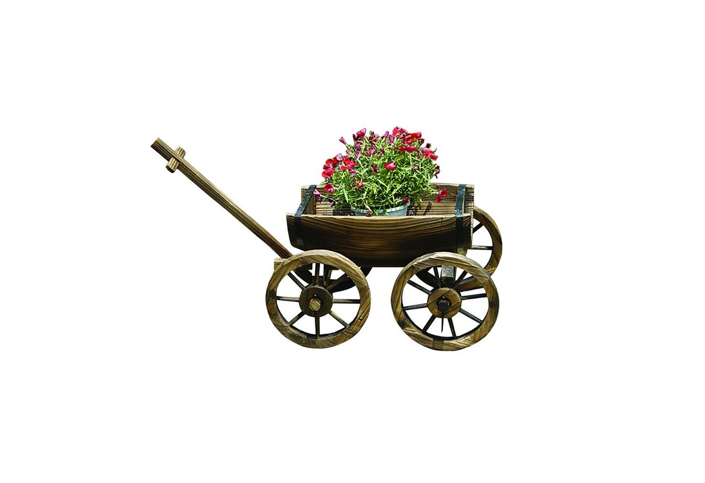 HTI-Line Gartenfigur Dekohandwagen Sommerset, (1 Handwagen ohne Dekoration), Gartendekoration von HTI-Line