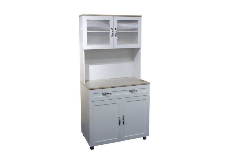 HTI-Line Hochschrank Küchenbuffet Blanca (Stück, 1-St., 1x Schrank Blanca, ohne Dekoration) Küchenschrank Hochschrank von HTI-Line