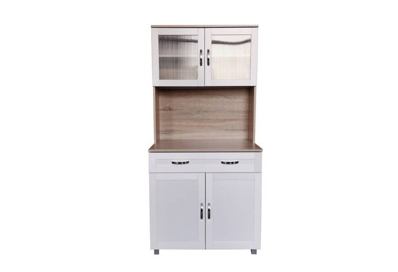 HTI-Line Hochschrank Küchenbuffet Blanca (Stück, 1-St., 1x Schrank Blanca, ohne Dekoration) Küchenschrank Hochschrank von HTI-Line