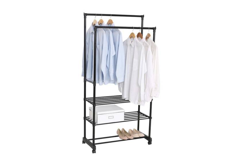 HTI-Line Kleiderständer Kleiderständer Lena 3, (Stück, 1 St., 1 Kleiderständer, ohne Dekoration), Garderobe Schuhablage von HTI-Line