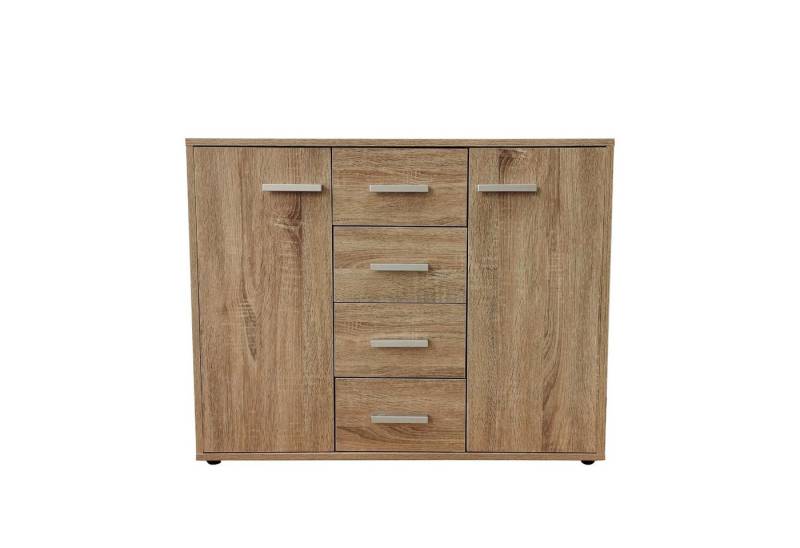 HTI-Line Kommode Kommode Nina mit 4 Schubladen (Stück, 1 St., 1x Kommode Nina), Anrichte Sideboard Schrank von HTI-Line