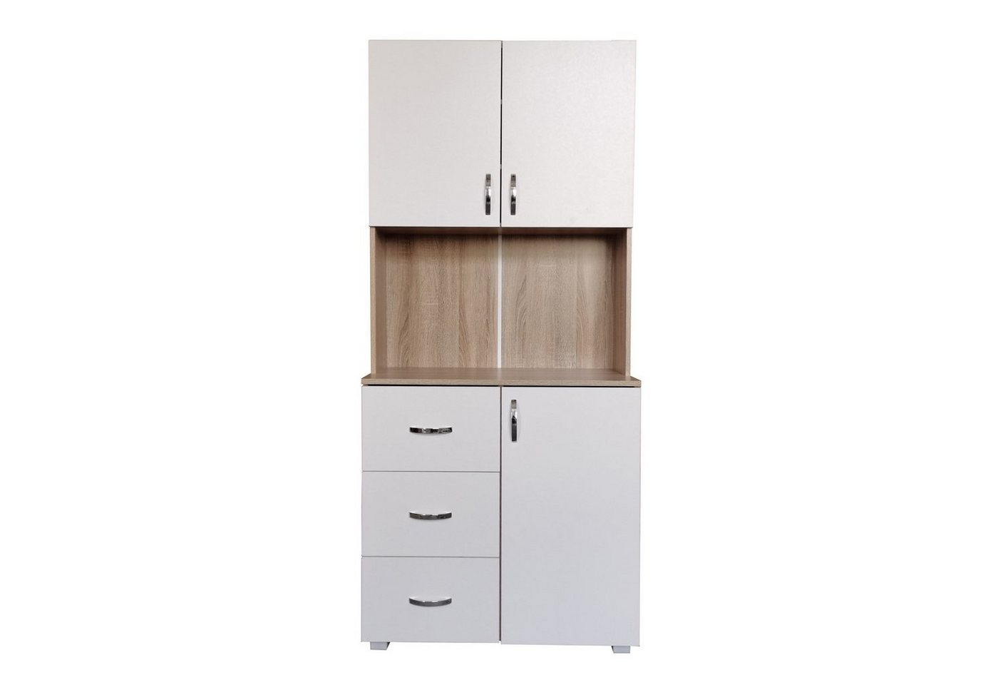 HTI-Line Küchenbuffet Küchenbuffet Blanca (Stück, 1-St., 1x Schrank Blanca, ohne Dekoration) Küchenschrank Hochschrank von HTI-Line