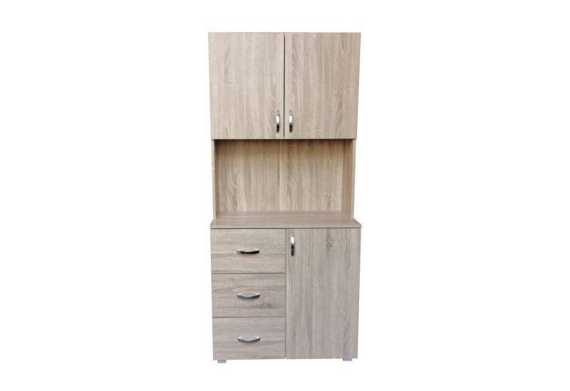 HTI-Line Küchenbuffet Küchenbuffet Blanca (Stück, 1-St., 1x Schrank Blanca, ohne Dekoration) Küchenschrank Hochschrank von HTI-Line