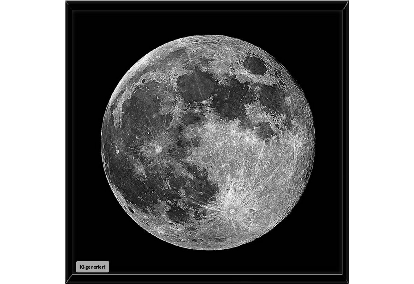 HTI-Line Kunstdruck Bild Mond HTI-Line Kunstdruck Bild Mond von HTI-Line