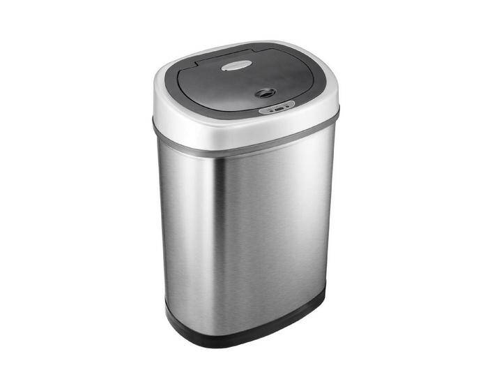 HTI-Line Mülleimer Sensormülleimer Vivo 42l, Abfalleimer Müllbehälter Automatik Sensor Bewegungssensor, schwarz silberfarben von HTI-Line