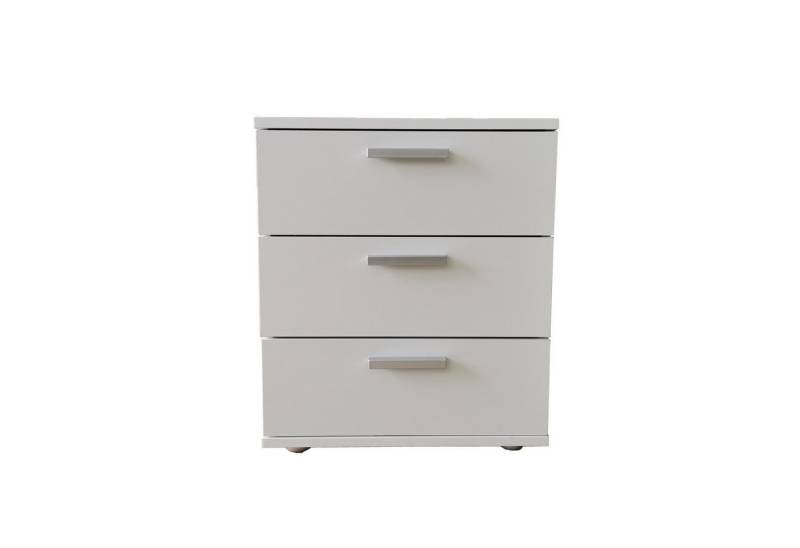HTI-Line Nachtkommode Nachtschrank Nina mit 3 Schubladen (Stück, 1 St., 1 Nachtschrank), Nachttisch Nachtkommode Nachtkonsole von HTI-Line