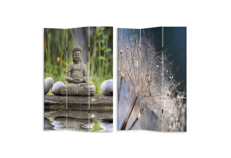 HTI-Line Paravent Paravent Buddha (Stück, 1 St., 1 Paravent), Raumteiler Sichtschutz Trennwand von HTI-Line
