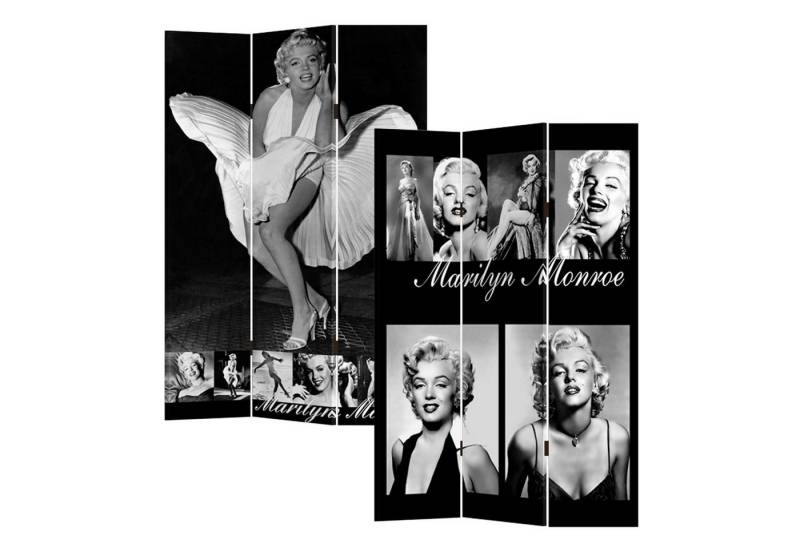 HTI-Line Paravent Paravent Marilyn (Stück, 1 St., 1 Paravent), Raumteiler Sichtschutz Trennwand von HTI-Line