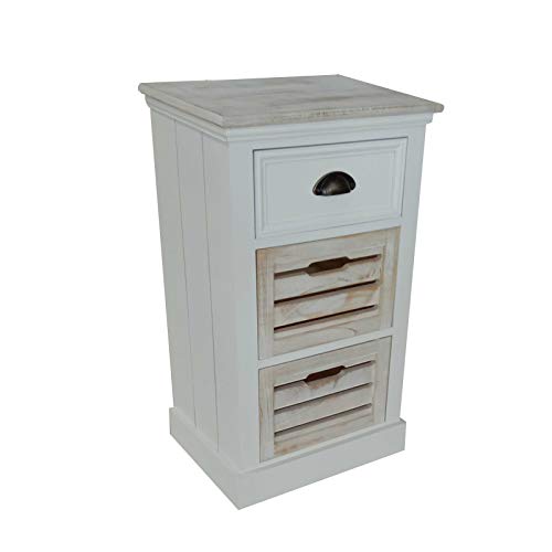 HTI-Line Schränkchen Sola Schubladenkommode Nachtschrank Landhausstil von HTI-Line