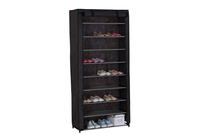 HTI-Line Schuhbank Schuhregal Lena 9 (Stück, 1-St., 1 Schuhregal, ohne Dekoration), Schuhablage 9 Ebenen von HTI-Line