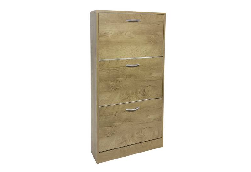 HTI-Line Schuhschrank Schuhschrank Thekla (Stück, 1-St., 1x Schuhschrank Thekla, ohne Dekoration) Schuhkipper 3 Fächer von HTI-Line