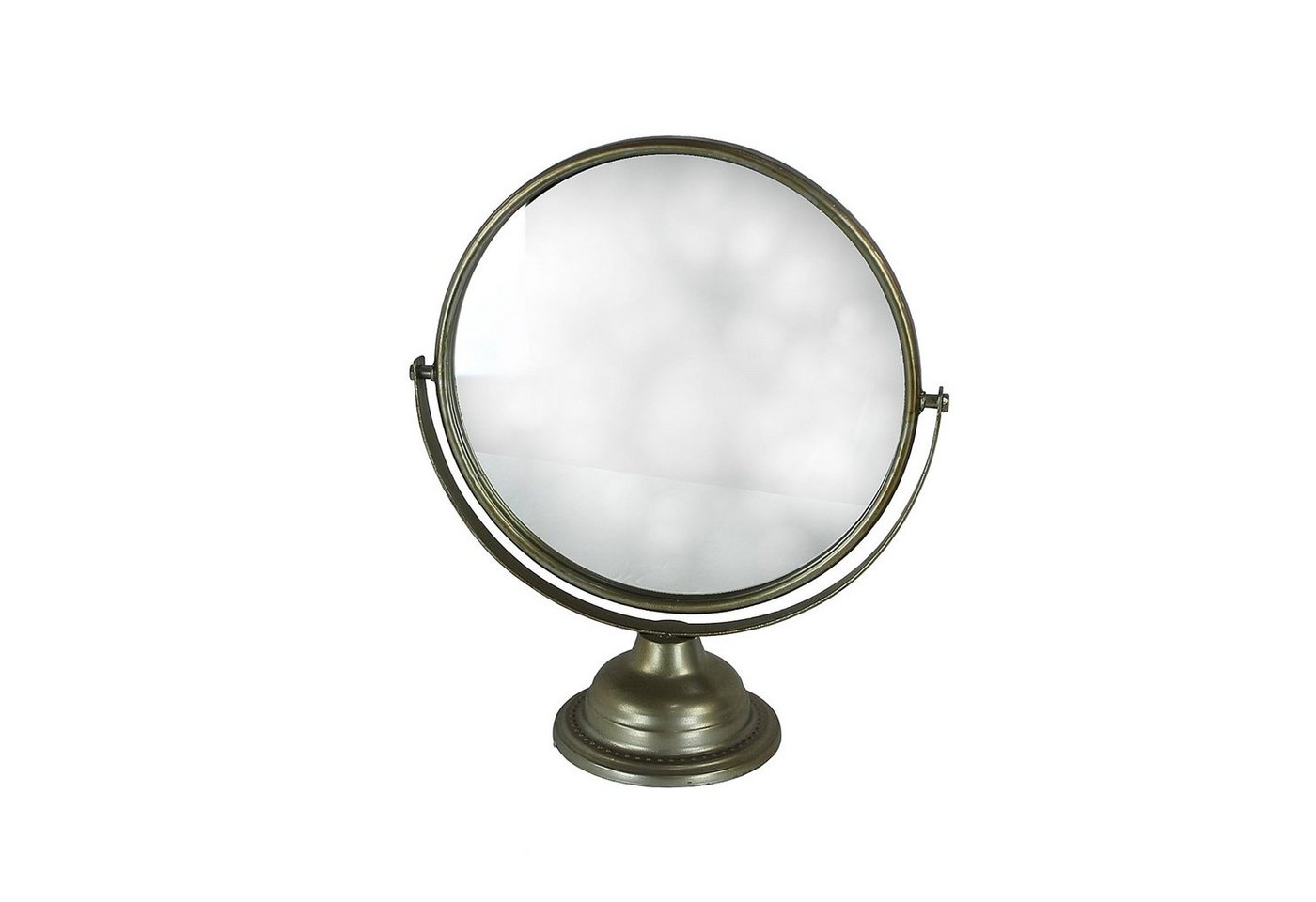 HTI-Line Kosmetikspiegel Spiegel Valja (Stück, 1-St., 1 Kosmetikspiegel), Kosmetikspiegel rund drehbar mit Metallfuß von HTI-Line