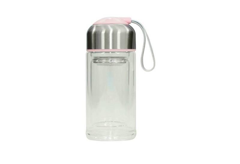 HTI-Line Trinkflasche Trinkflasche Glas, Glasflasche Teeflasche Flasche ToGo von HTI-Line