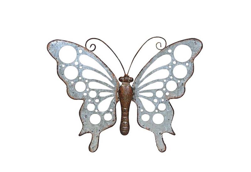 HTI-Line Wanddekoobjekt Dekoschmetterling Verena (Stück, 1 St., 1 Schmetterling), Gartenfigur Falter von HTI-Line