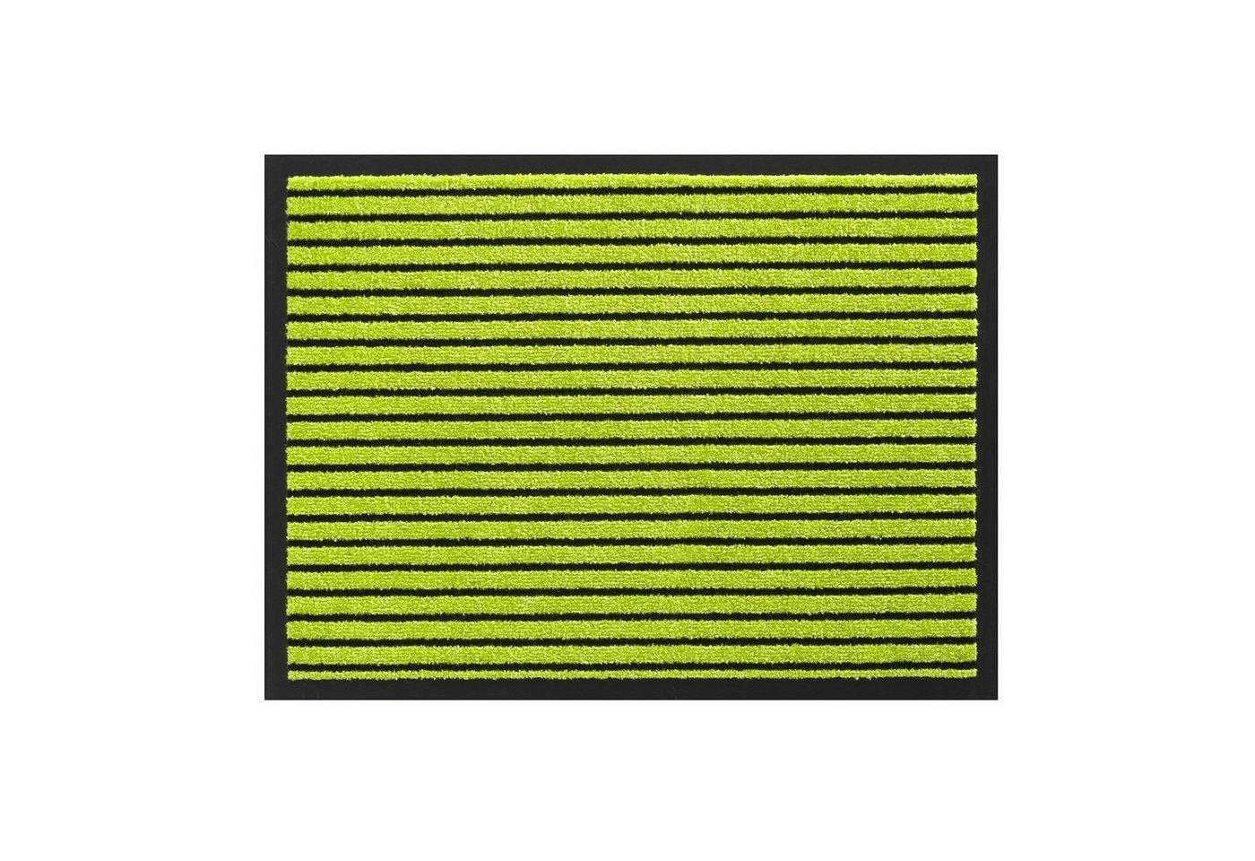 Fußmatte Fußmatte 40x60 cm Timeless Lime Green, HTI-Living, rechteckig, Fußabtreter Fußabstreicher Schmutzfangmatte gemustert von HTI-Living