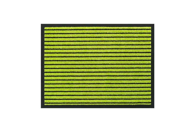 Fußmatte Fußmatte 40x60 cm Timeless Lime Green, HTI-Living, rechteckig, Fußabtreter Fußabstreicher Schmutzfangmatte gemustert von HTI-Living