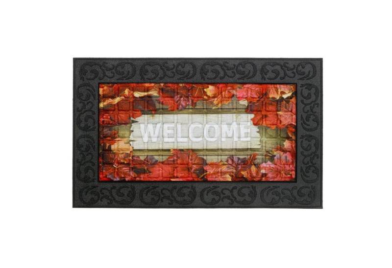 Fußmatte Fußmatte 45x75 cm Venga Welcome, HTI-Living, rechteckig, Fußabtreter Fußabstreicher Schmutzfangmatte mit Motiv von HTI-Living