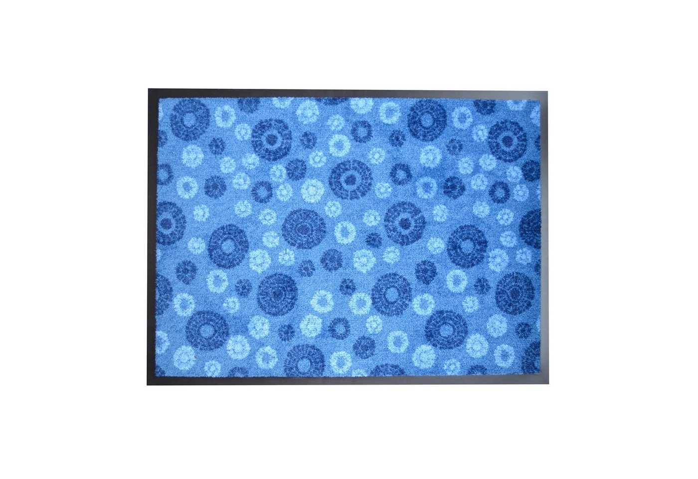 Fußmatte Fußmatte 60x80 cm Ultra Blue, HTI-Living, rechteckig, Fußabtreter Fußabstreicher Schmutzfangmatte gemustert von HTI-Living