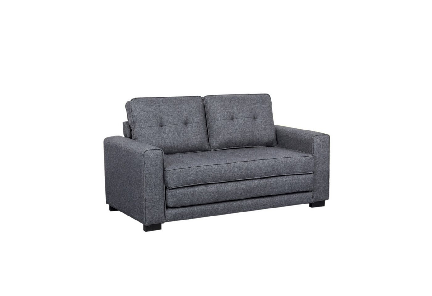 HTI-Living 2-Sitzer Zweisitzer mit Schlaffunktion Dunkelgrau Azaria, Stück 1 Teile, Schlafsofa Couch HTI-Living 2-Sitzer Zweisitzer mit Schlaffunktion Dunkelgrau Azaria, Stück 1 Teile, Schlafsofa Couch von HTI-Living