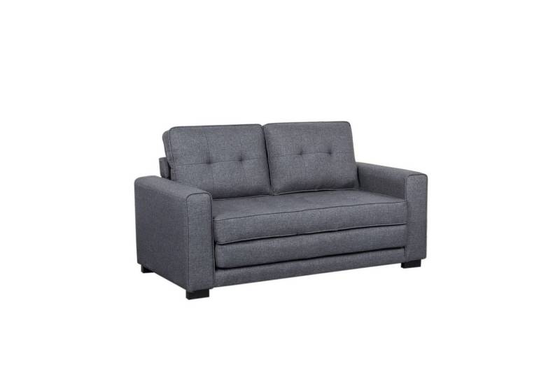 HTI-Living 2-Sitzer Zweisitzer mit Schlaffunktion Dunkelgrau Azaria, Stück 1 Teile, Schlafsofa Couch von HTI-Living