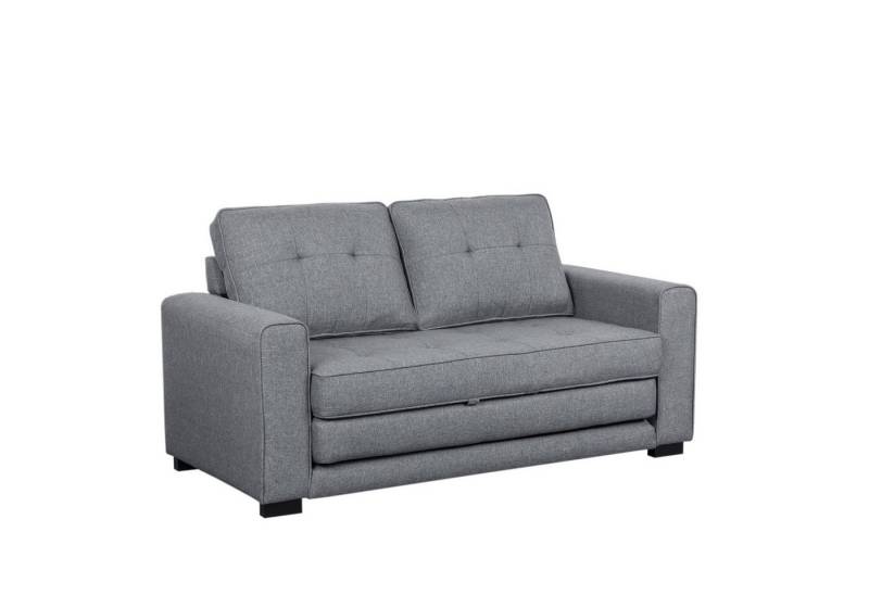 HTI-Living 2-Sitzer Zweisitzer mit Schlaffunktion Hellgrau Azaria, Stück 1 Teile, Schlafsofa Couch von HTI-Living
