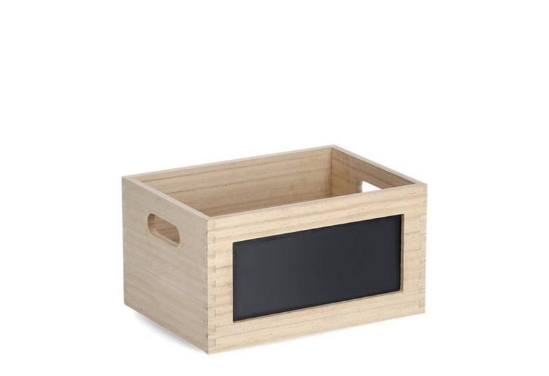 HTI-Living Aufbewahrungsbox Allzweckkiste mit Tafel Holz (Stück, 1 St., 1 Holzkiste mit Tafeleinsatz), Holzkiste mit Beschriftungsfeld von HTI-Living